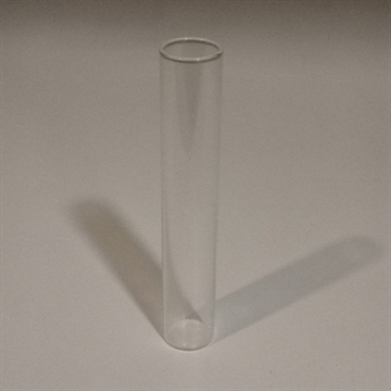 Reagensglas 20x160 med kant og flad bund 